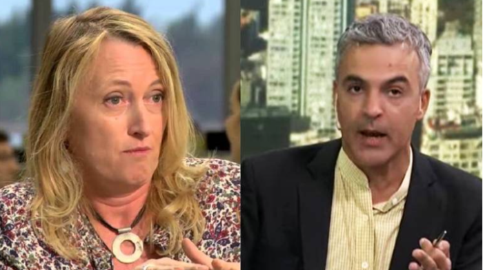 Viral: la reacción de una reportera en Ucrania ante la actitud de un panelista