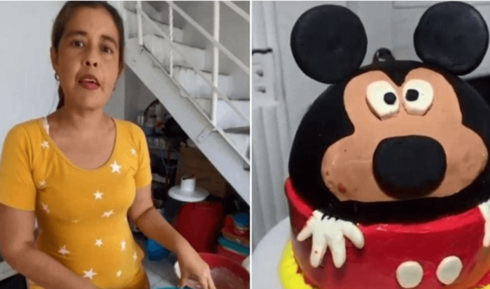Encargan a una pastelera hacer una torta de Mickey Mousse: resultado se vuelve viral