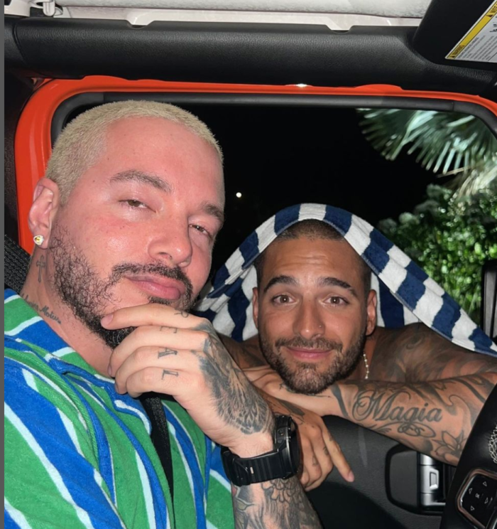 "Ayer conocí un gran fan"... la emotiva dedicatoria de J Balvin a Maluma