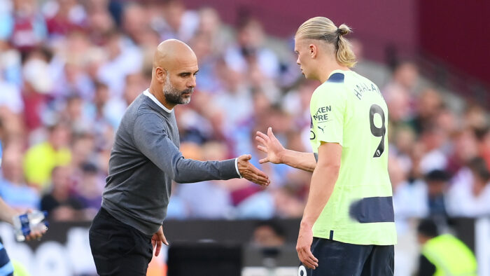 Guardiola cree que Haaland "será un mejor jugador" en el futuro