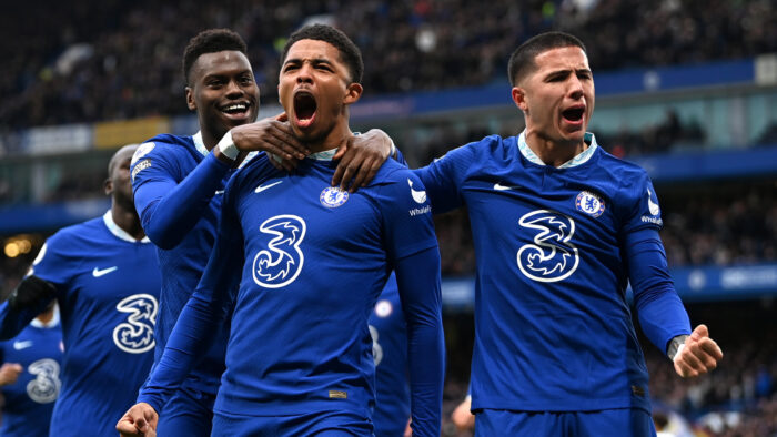 Wesley Fofana Enzo Fernandez Chelsea Leeds Premier League 03042023