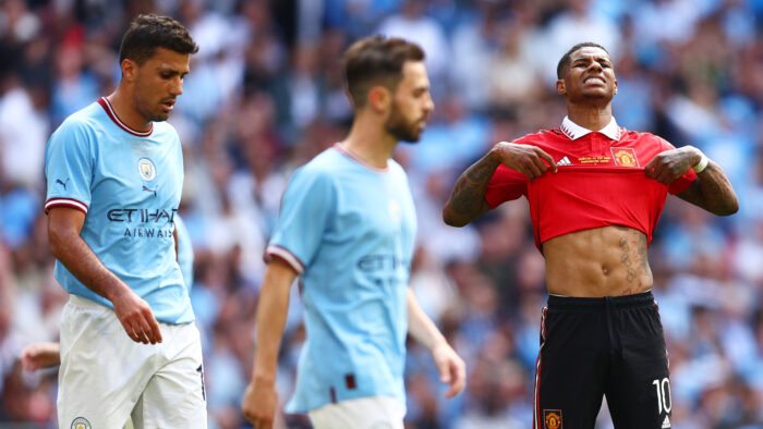 Marcus Rashford Manchester City v Manchester United Emirates FA Cup Final 06032023