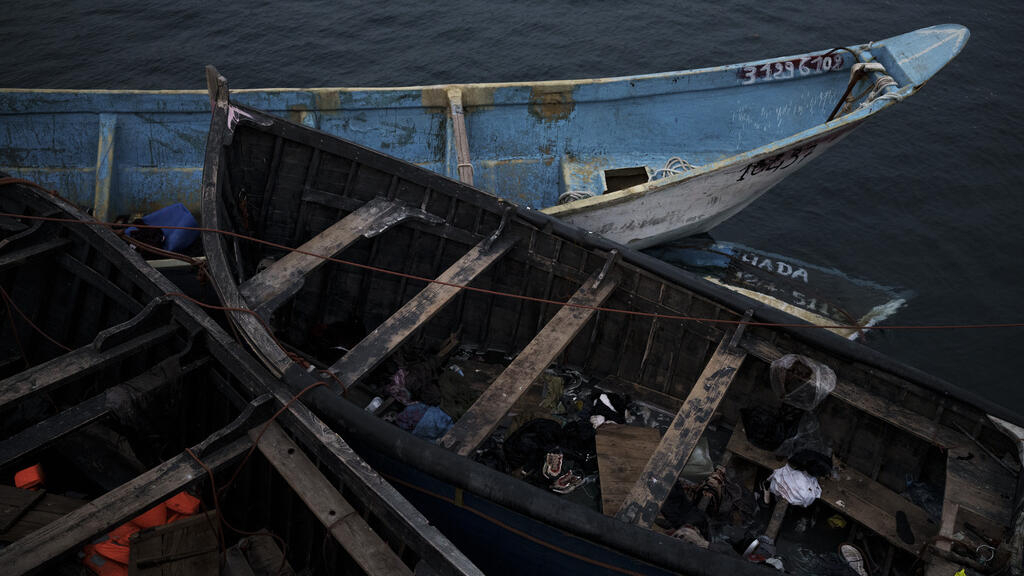 Barcos utilizados por migrantes, en Canarias. Imagen ilustrativa.