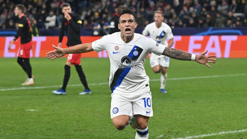 Lautaro Martínez Salzburg vs Internazionale Champions League 11082023 (Getty Images)
