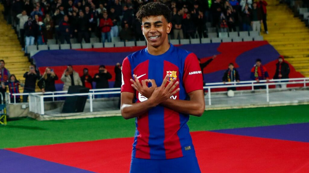 Lamine Yamal was Barcelona's match-winner (Joan Monfort/AP)