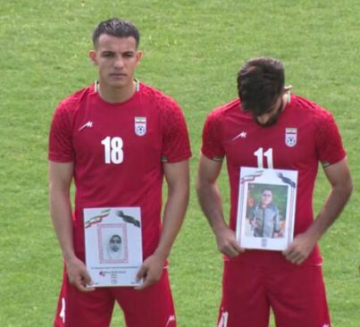 El emotivo homenaje de Irán previo al partido contra la Sele