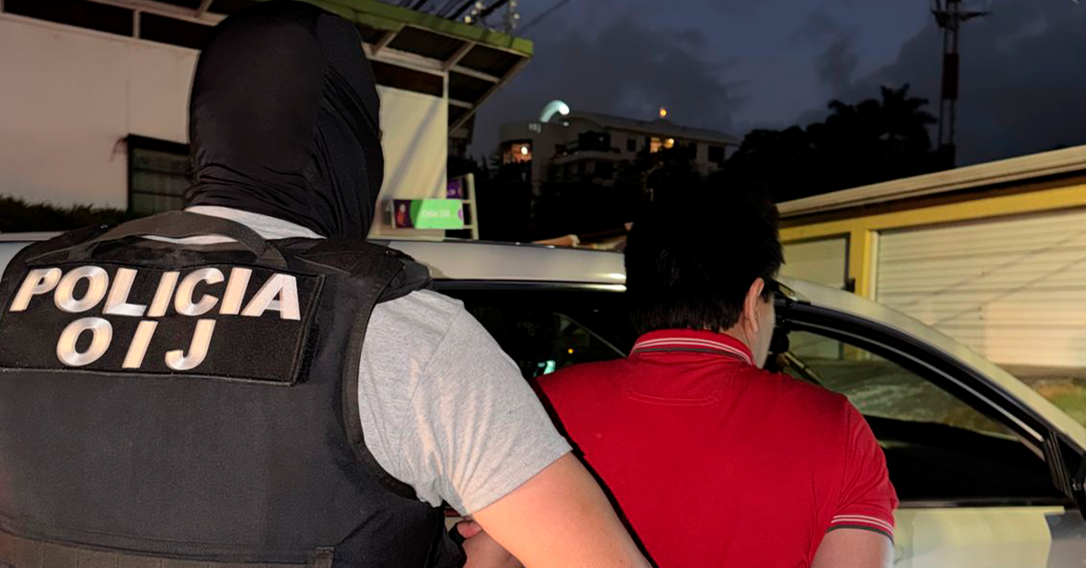 Detienen en Escazú a hombre que tendría importante rol en el Cartel de Sinaloa