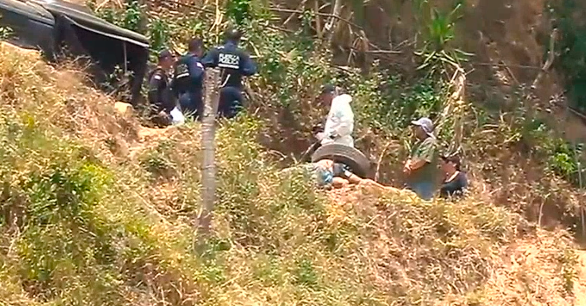 Esta sería la persona que encontró los tres cuerpos maniatados en el fondo de precipicio