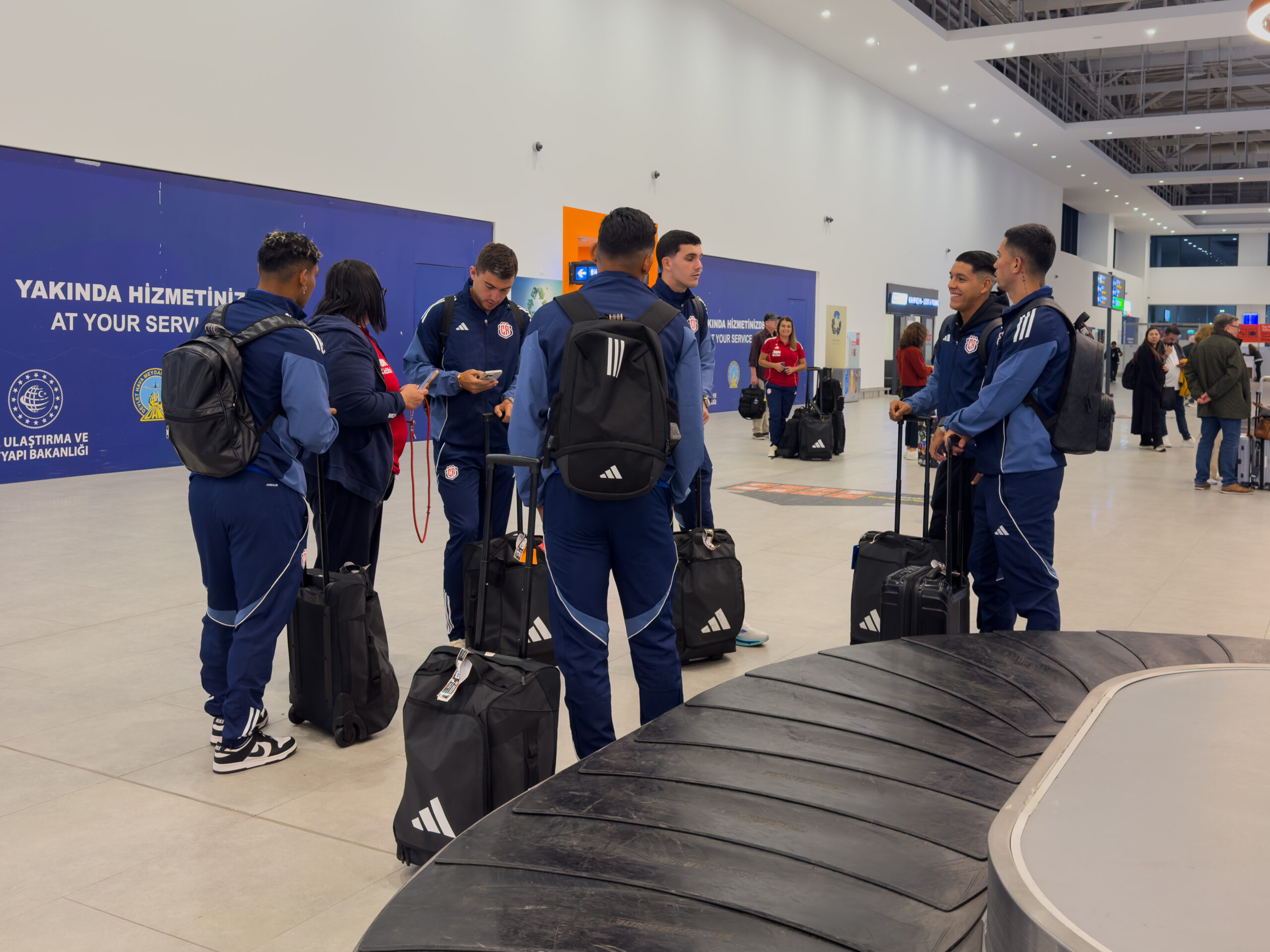 Vea las primeras imágenes de la llegada de La Sele a Turquía