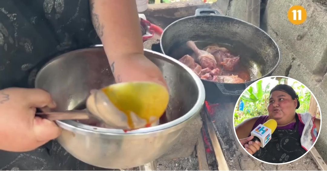 Tiktoker conquista redes con recetas criollas desde un fogón en Limón