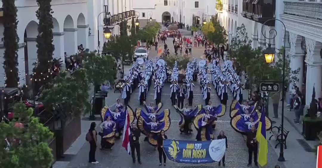 Banda Don Bosco hace historia: clasificó al Desfile de las Rosas