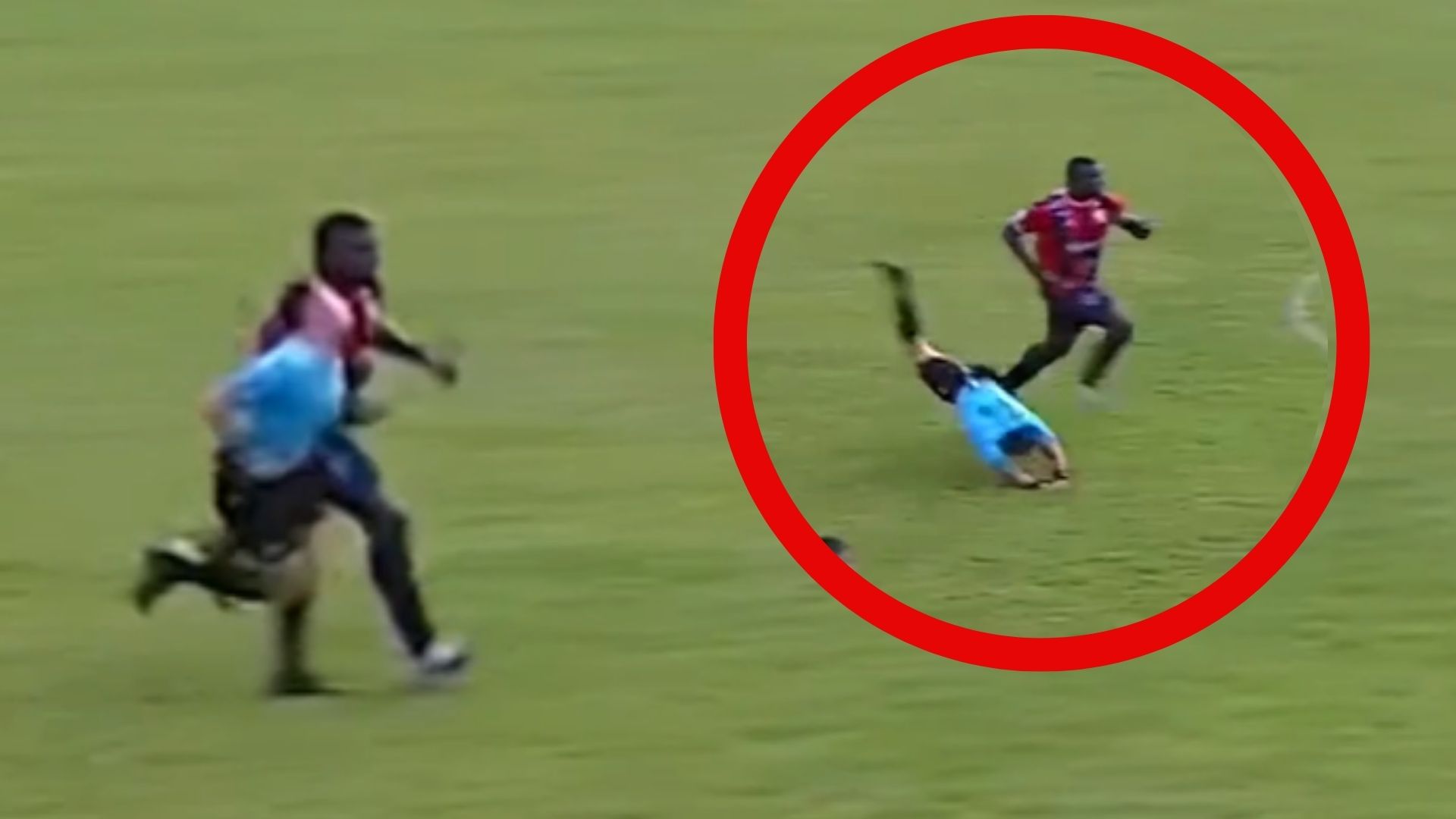 Hacen oficial la sanción a jugador de segunda división que agredió un árbitro en medio partido