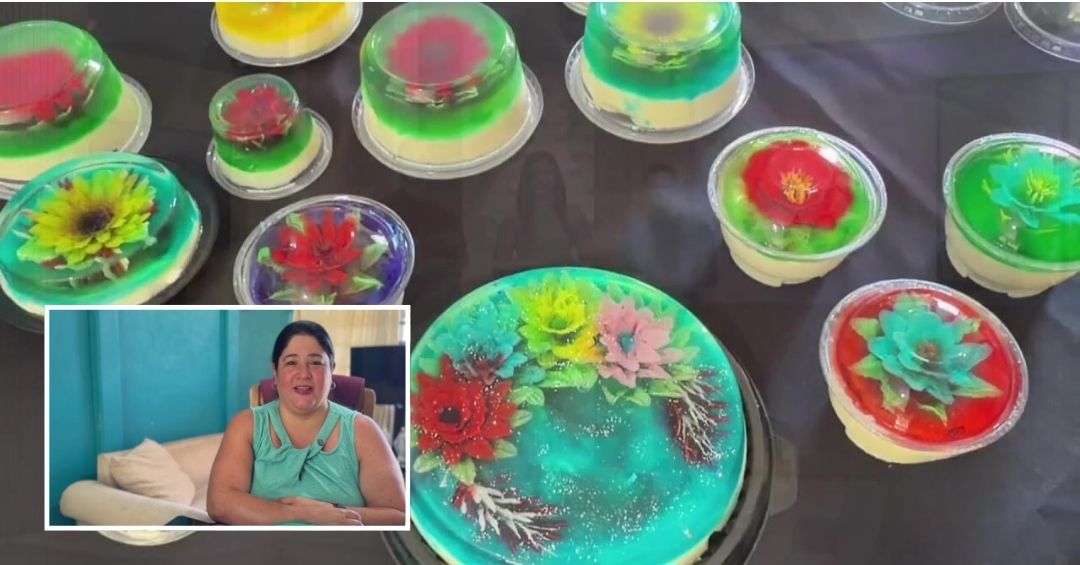 Tras accidente, mujer se reinventa y triunfa con gelatinas gracias a TikTok