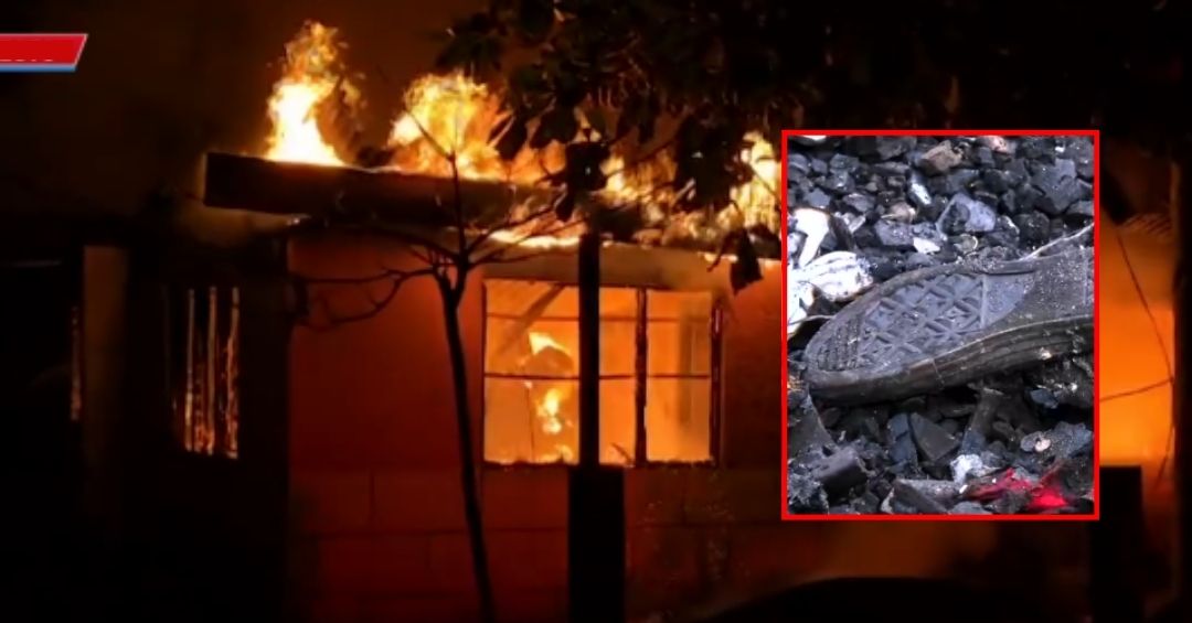 Familia de 6 personas se quedaron sin casa tras incendio implacable
