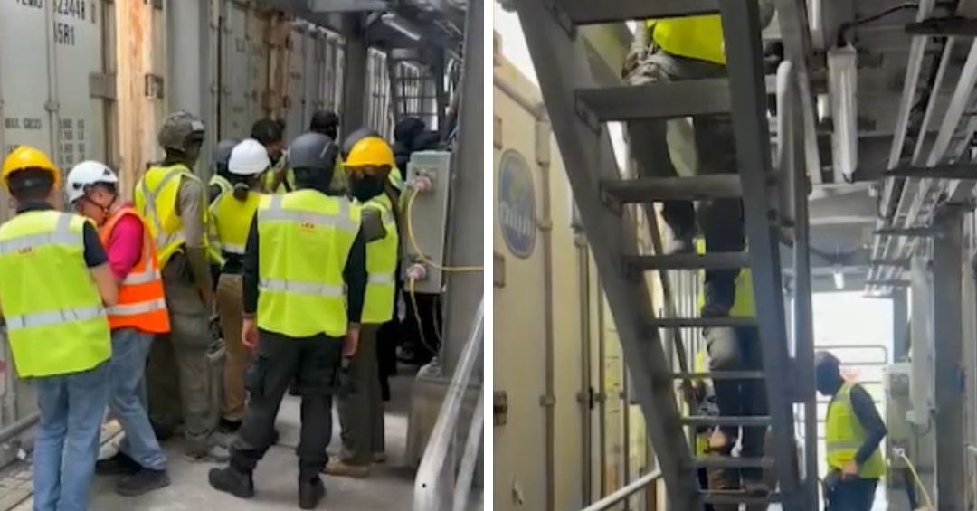 Autoridades hicieron inspección por sustancias químicas para hacer drogas en APM Terminals