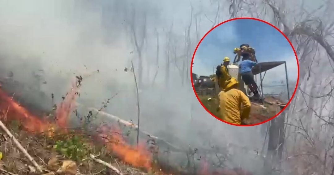 Incendios forestales amenazan gran parte de Santa Cruz