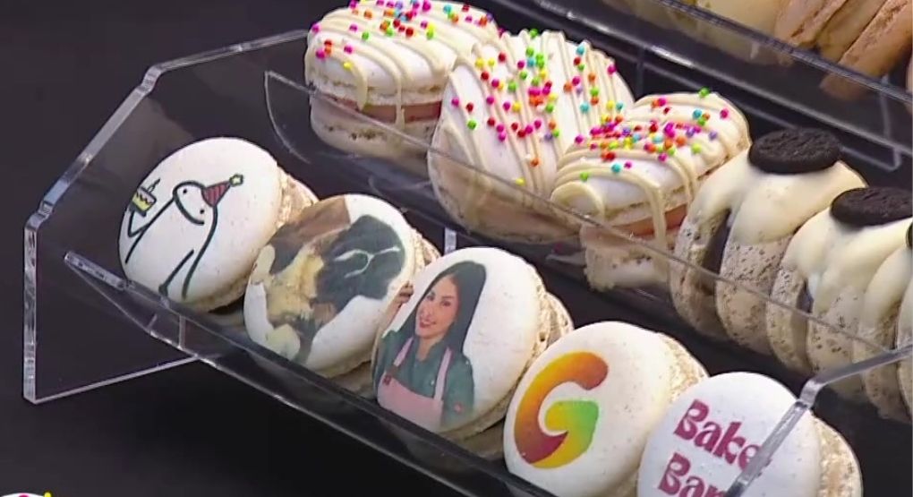 Macarons con delicioso sabor y un brillo impresionante