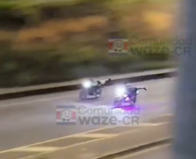 Motociclistas protagonizaron terrible imprudencia en Pérez Zeledón
