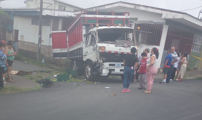Actualizan el estado de salud de la bebé que salió expulsada de un camión sin frenos