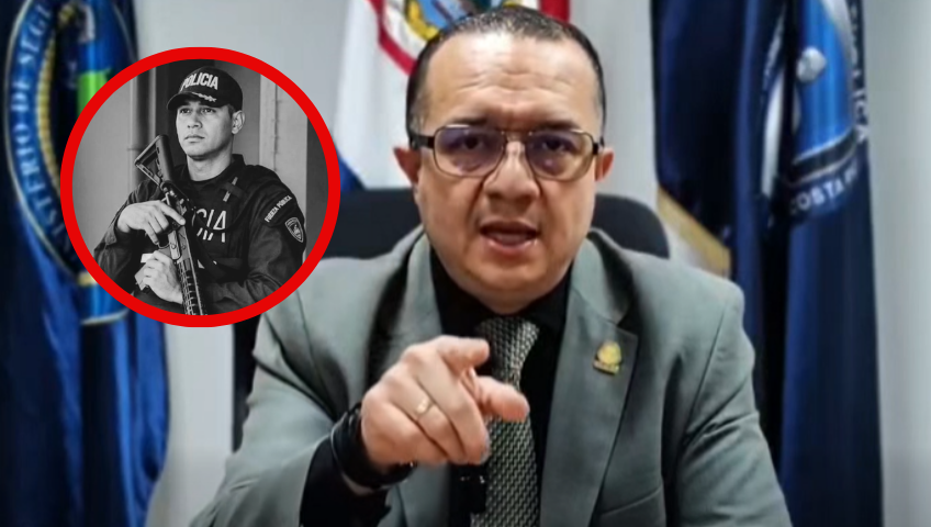 Ministro de Seguridad lanza amenaza al crimen organizado tras fallecimiento de policía