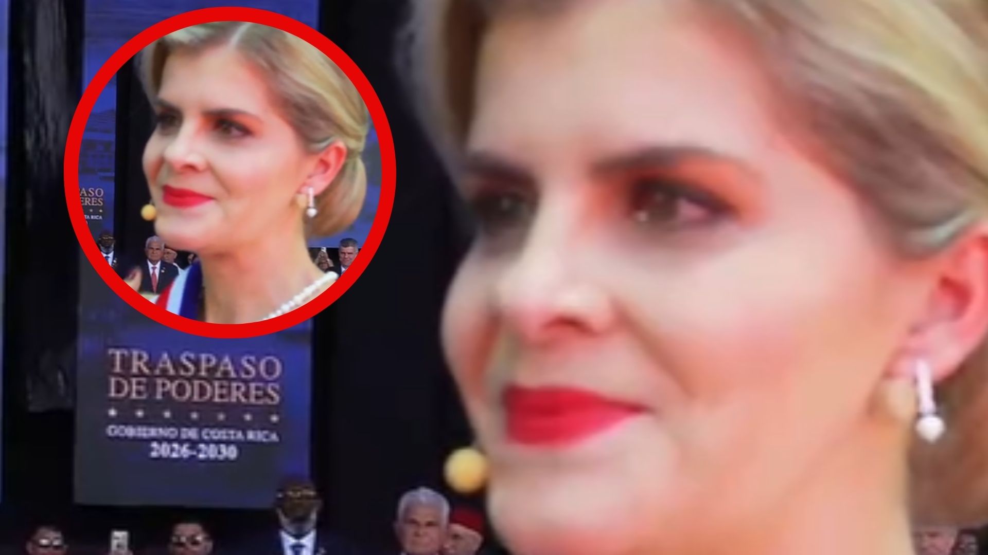 ¡Emotivo video! Laura Fernández rompe en llanto al recibir la banda presidencial