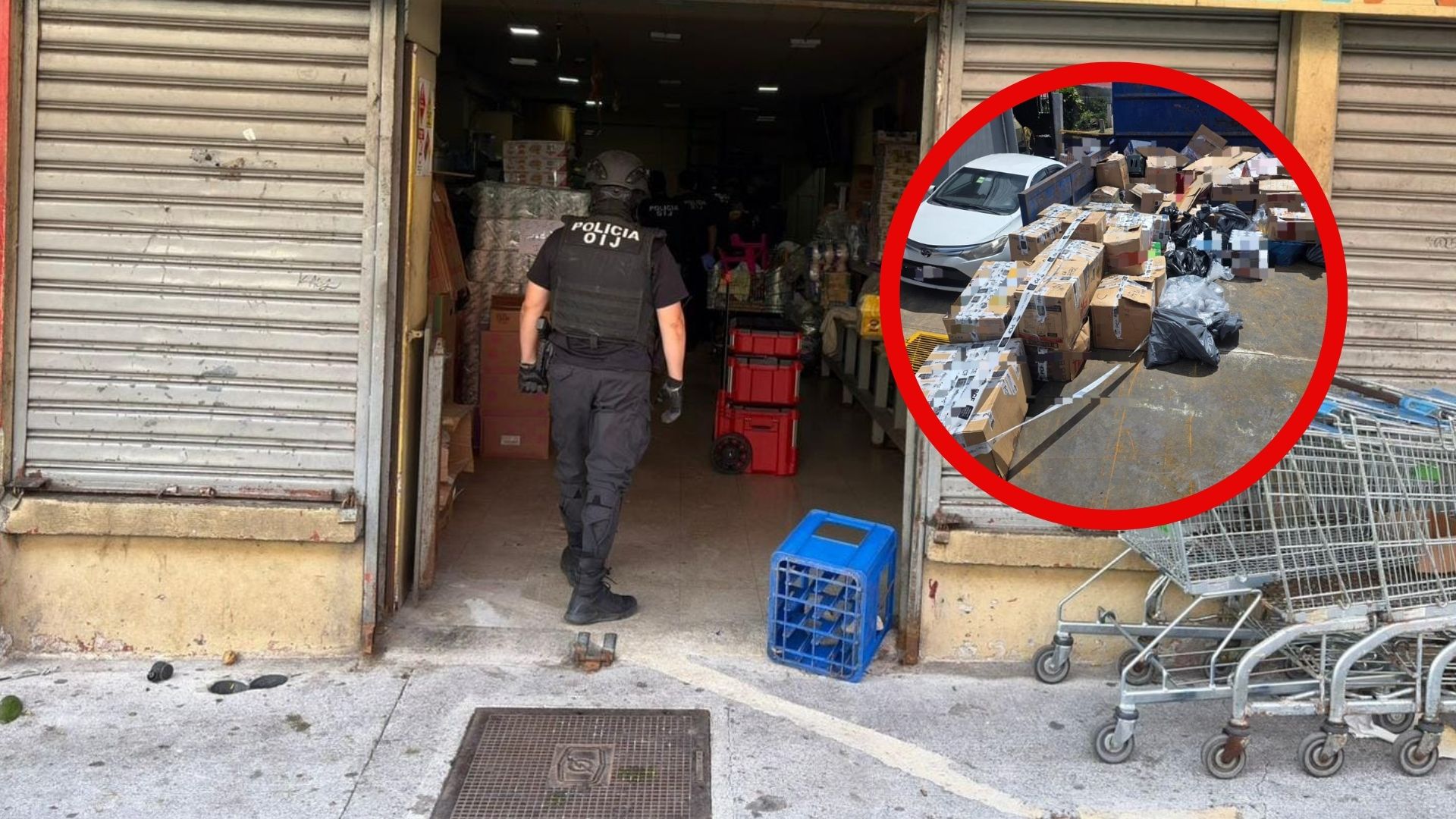 Allanan reconocido supermercado tras inesperado hallazgo