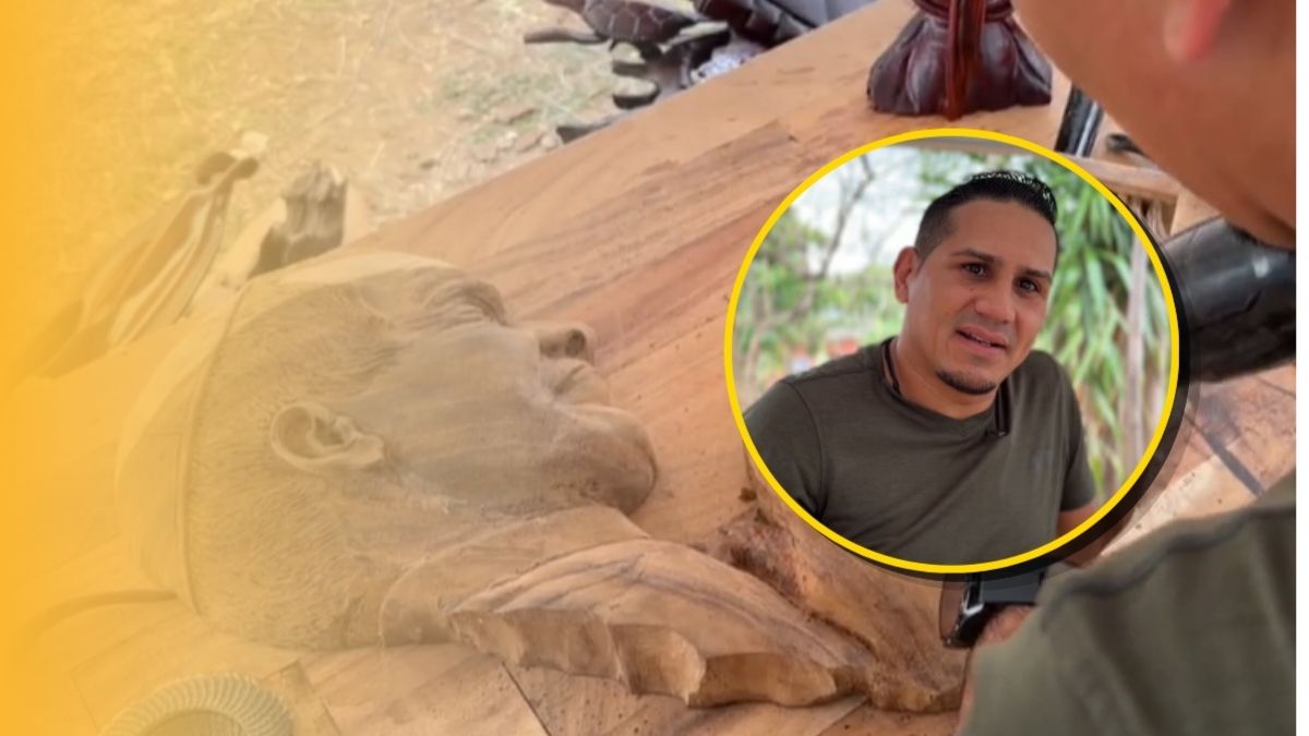 El arte le cambió la vida: escultor encontró refugio tras fuerte depresión