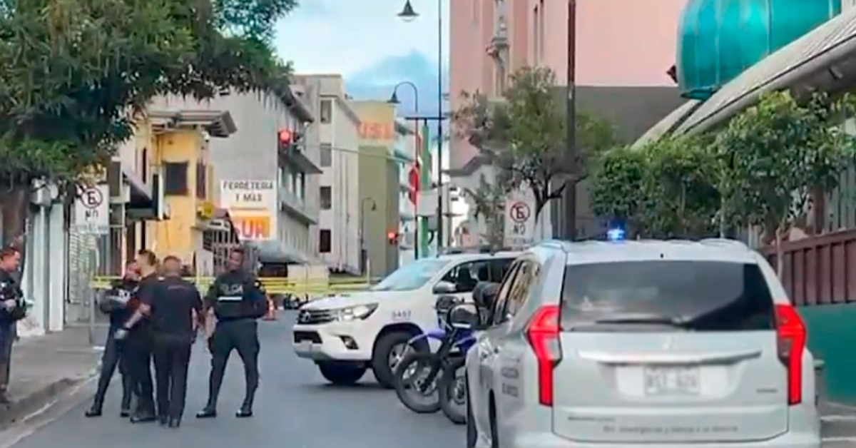 Este es el hombre que asesinaron frente a reconocido hotel en centro de San José