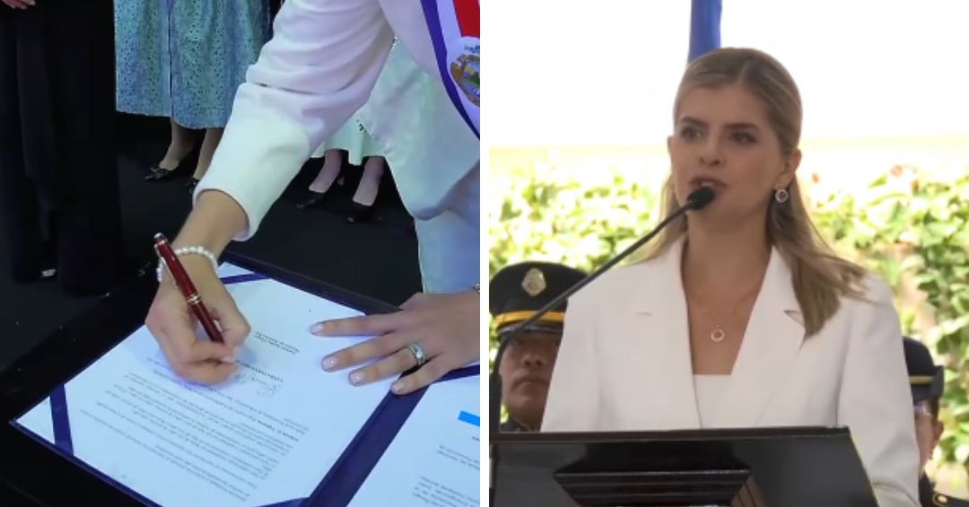 Este lunes Laura Fernández inició oficialmente sus labores como presidenta
