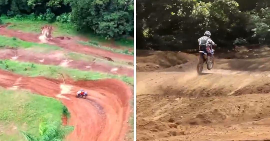 ¿Cómo es la pista de motocross de Keylor Navas?