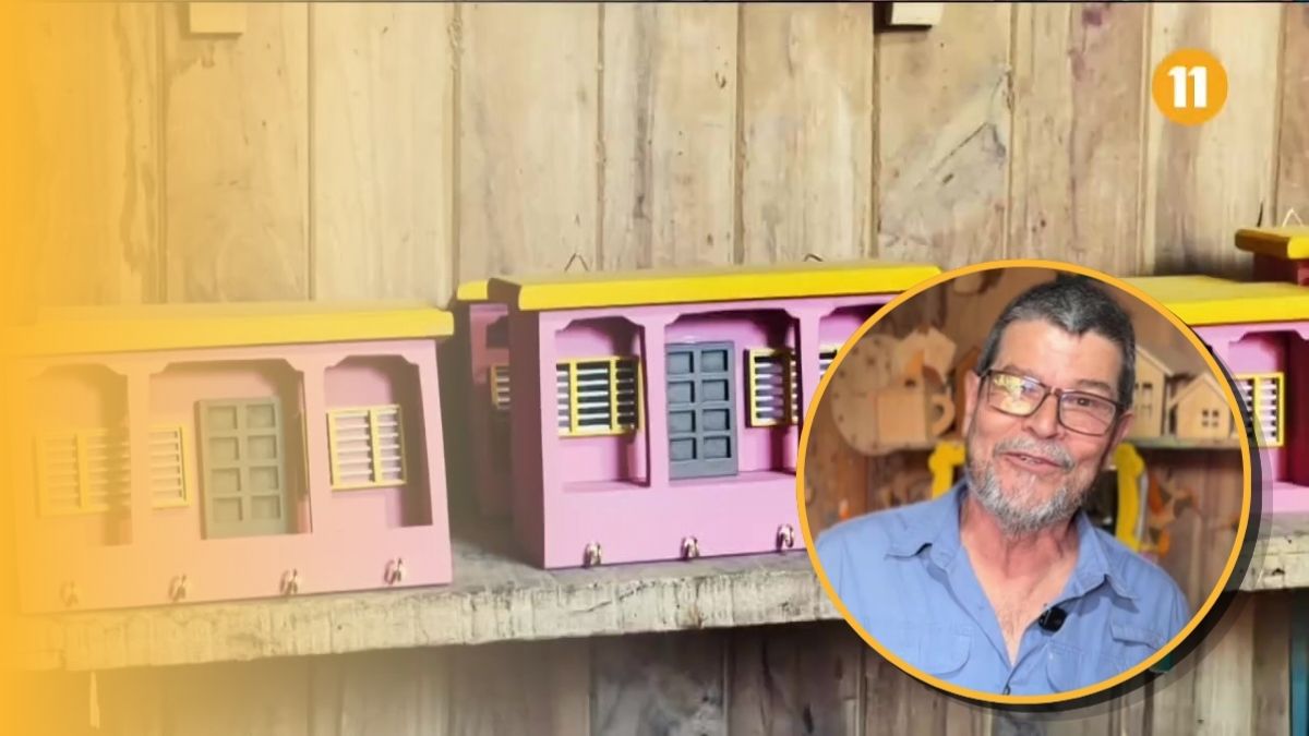 Amante de la madera construye bellas casitas