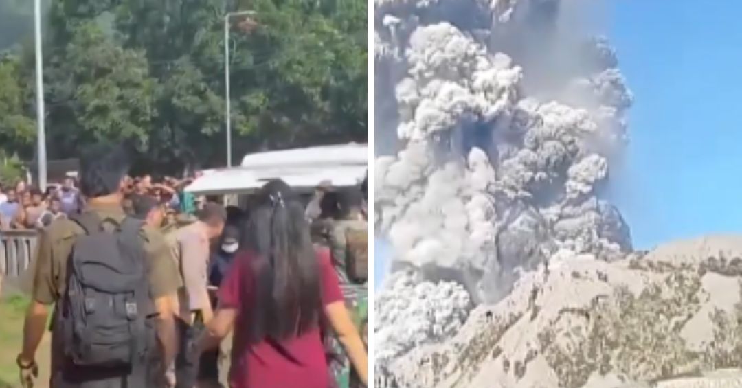 Tres personas murieron tras erupción de volcán en Indonesia