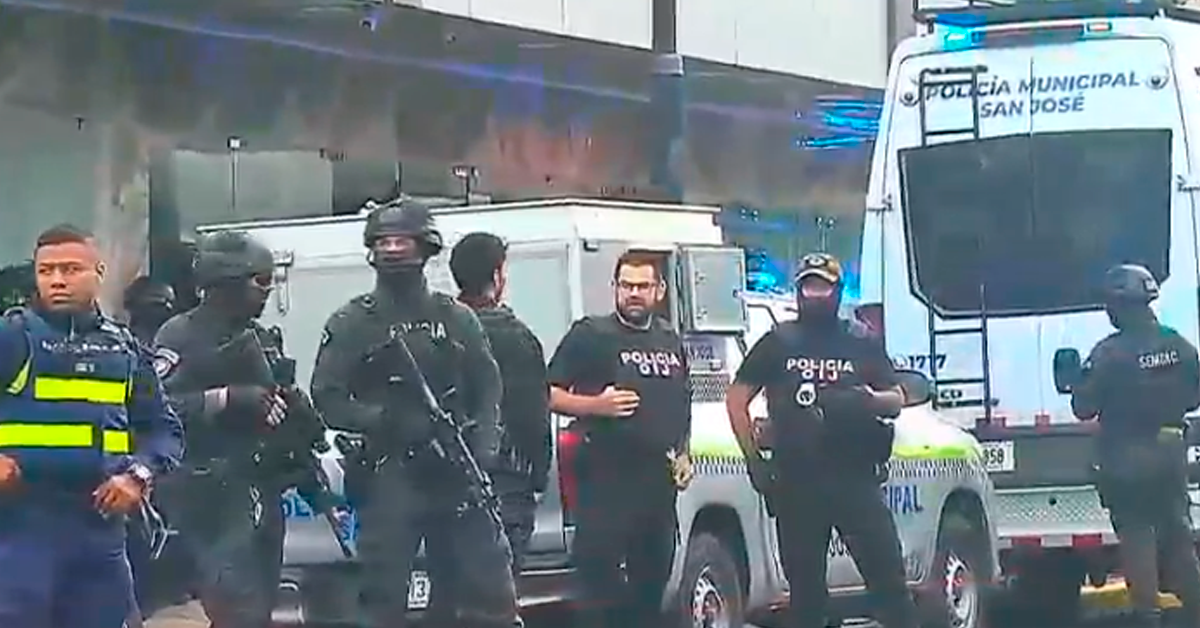 Autoridades intervienen empresa de seguridad privada en el c