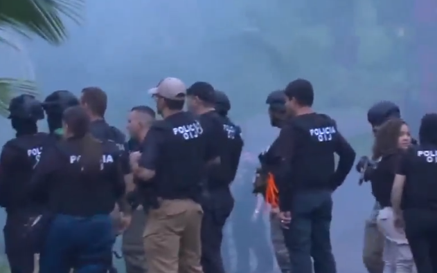 Allanamiento deja 14 violentos narcotráficantes detenidos en San Carlos