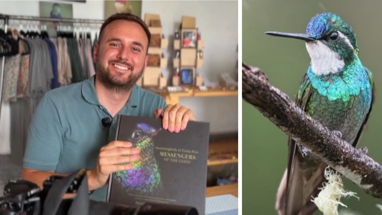 Conozca a Agustín y a su pasión por los colibrís y la fotografía