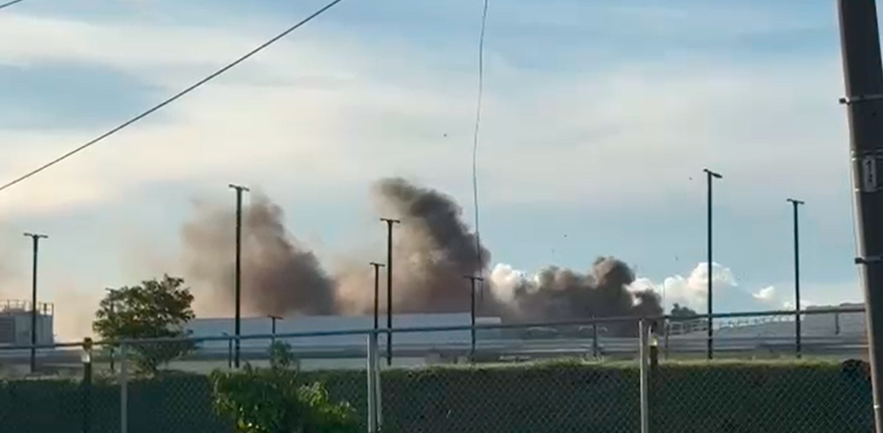 Las impactantes imágenes del fuego en instalaciones de Intel