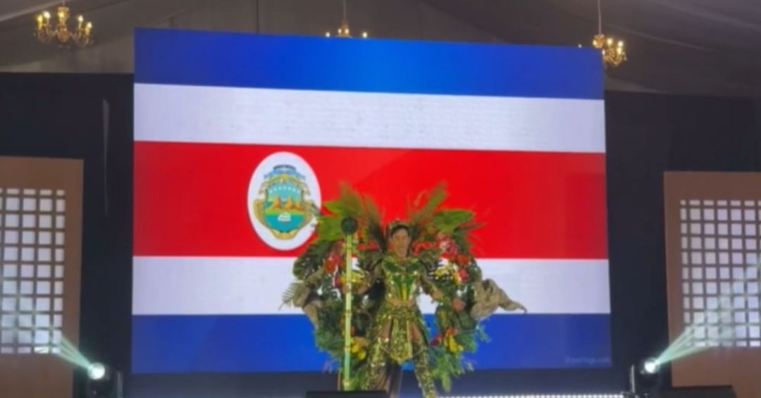 Traje costarricense destaca en certamen internacional de belleza masculina